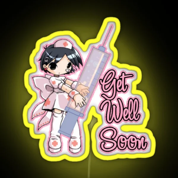 Nurse Girl RGB Neon Sign