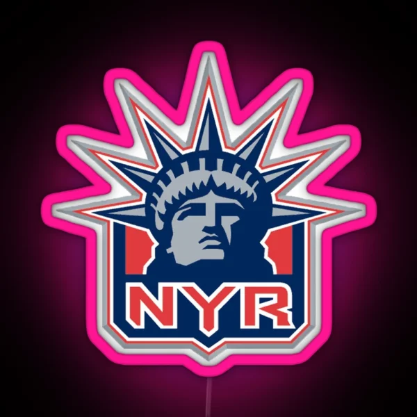 NYR Alternate RGB Neon Sign