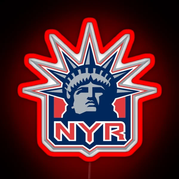 NYR Alternate RGB Neon Sign