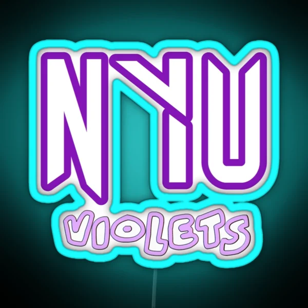 NYU Violets RGB Neon Sign