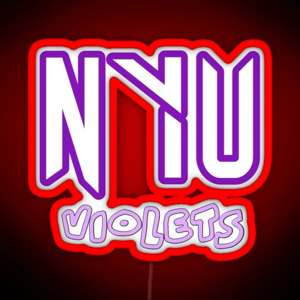 NYU Violets RGB Neon Sign