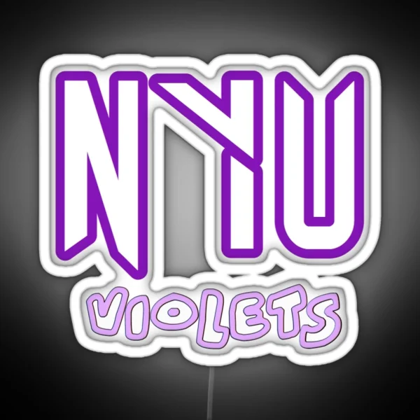 NYU Violets RGB Neon Sign