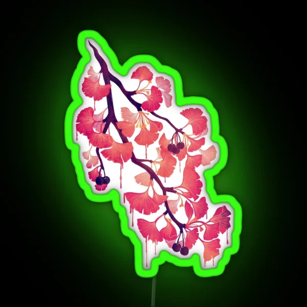 O Ginkgo RGB Neon Sign