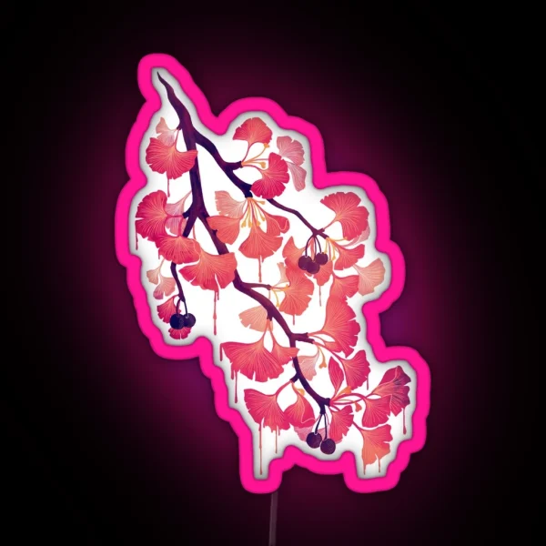 O Ginkgo RGB Neon Sign