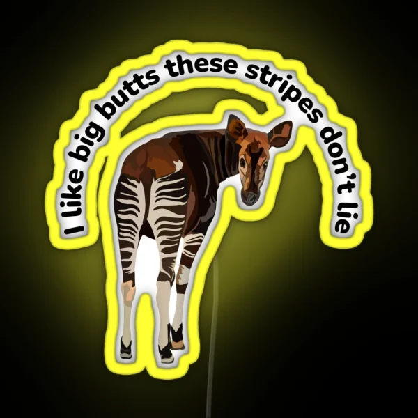 O Is For Okapi RGB Neon Sign