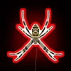 orb weaver neon sign rgb red