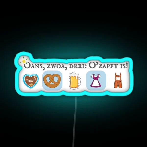 O Zapft Is RGB Neon Sign