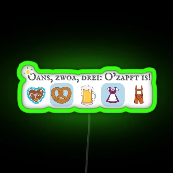 O Zapft Is RGB Neon Sign