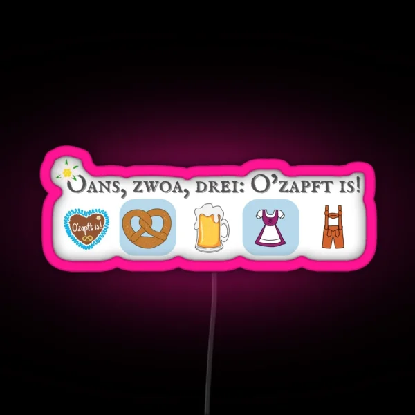 O Zapft Is RGB Neon Sign