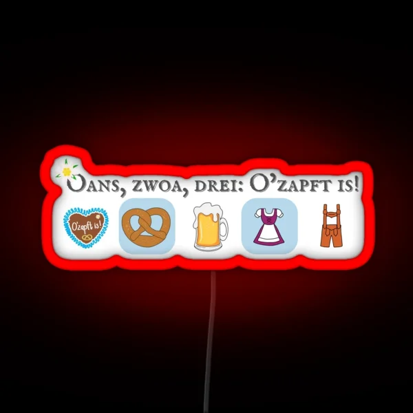 O Zapft Is RGB Neon Sign