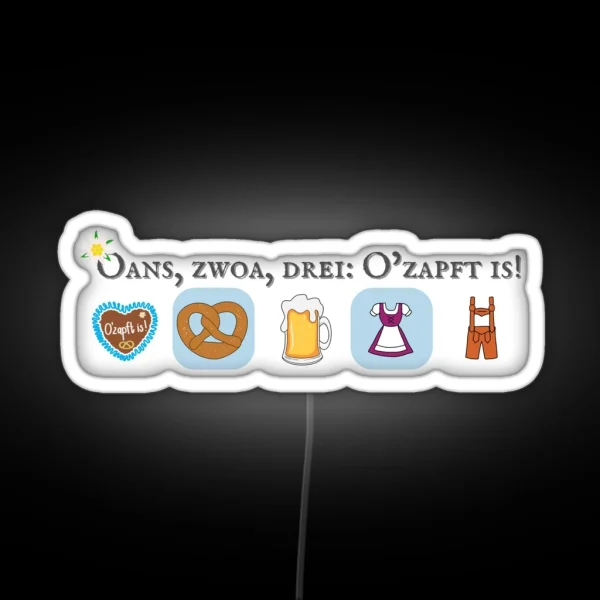 O Zapft Is RGB Neon Sign