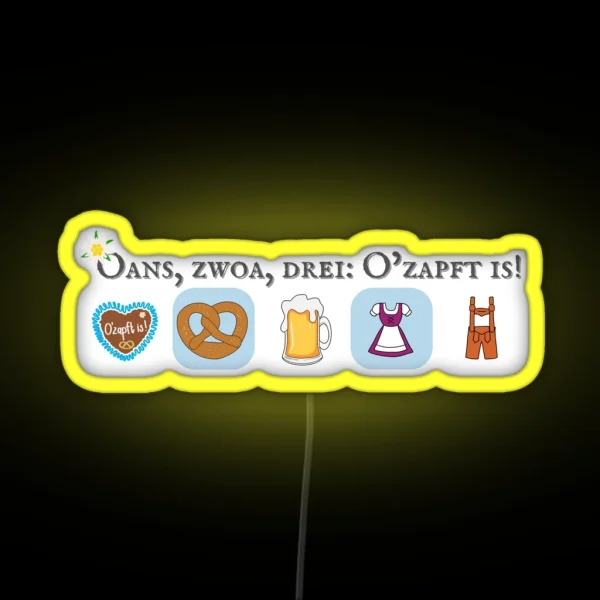 O Zapft Is RGB Neon Sign