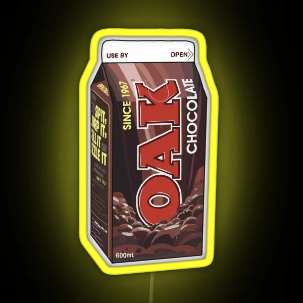 Oak Choccy Milk RGB Neon Sign