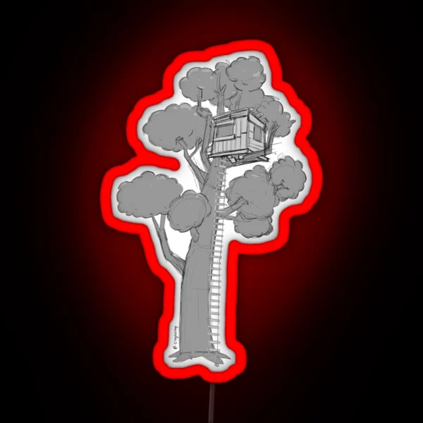 Oak Tree From The Magic Tree House RGB Neon Sign