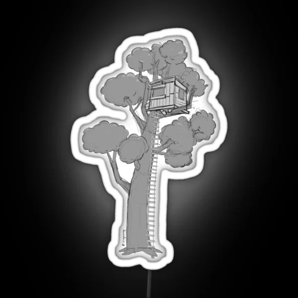 Oak Tree From The Magic Tree House RGB Neon Sign