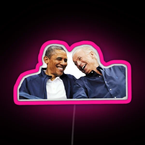 Obama Biden Bff RGB Neon Sign