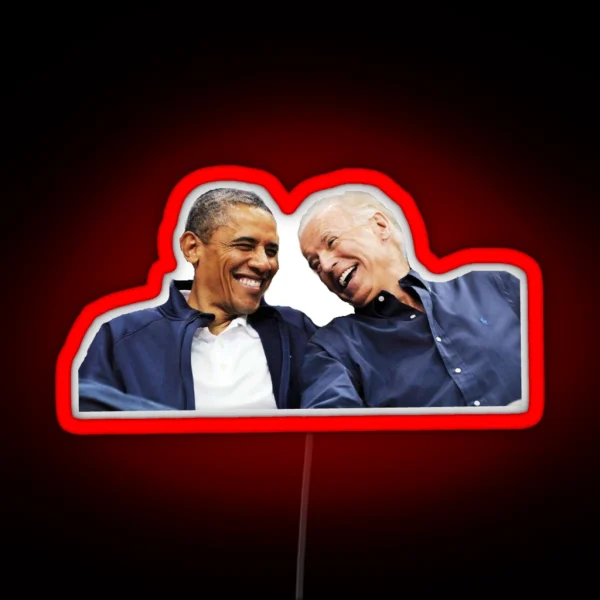 Obama Biden Bff RGB Neon Sign