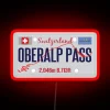 Oberalp Pass Switzerland Motorcycle Neon Sign RGB LED Lighting