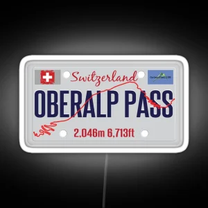 Oberalp Pass Oberalppass Switzerland Suisse Schweiz Motorcycle Cycle Led Led Led 01 RGB Neon Sign