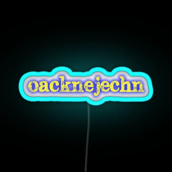 Oberlausitzer Dialect RGB Neon Sign