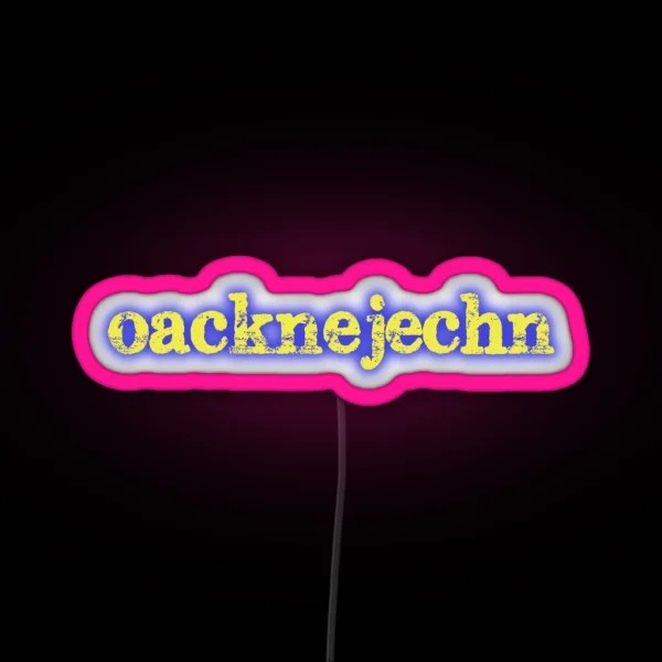 Oberlausitzer Dialect RGB Neon Sign