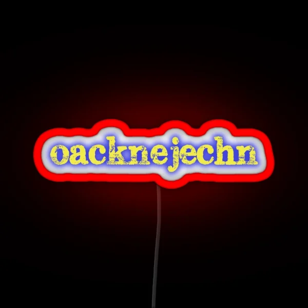 Oberlausitzer Dialect RGB Neon Sign