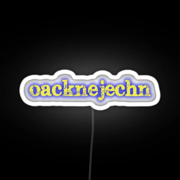 Oberlausitzer Dialect RGB Neon Sign
