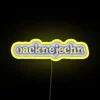 'Oberlausitzer Dialect RGB Neon Sign in Yellow'