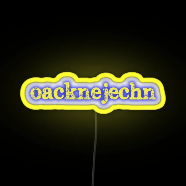 Oberlausitzer Dialect RGB Neon Sign