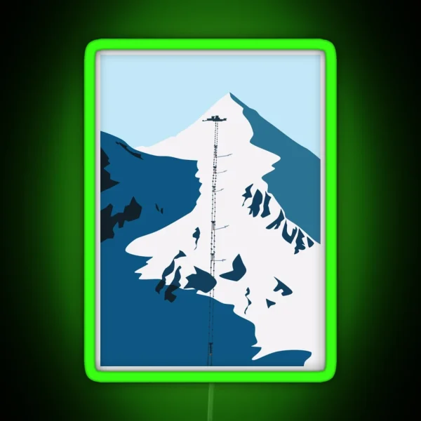 Obertauern Ski Lift RGB Neon Sign