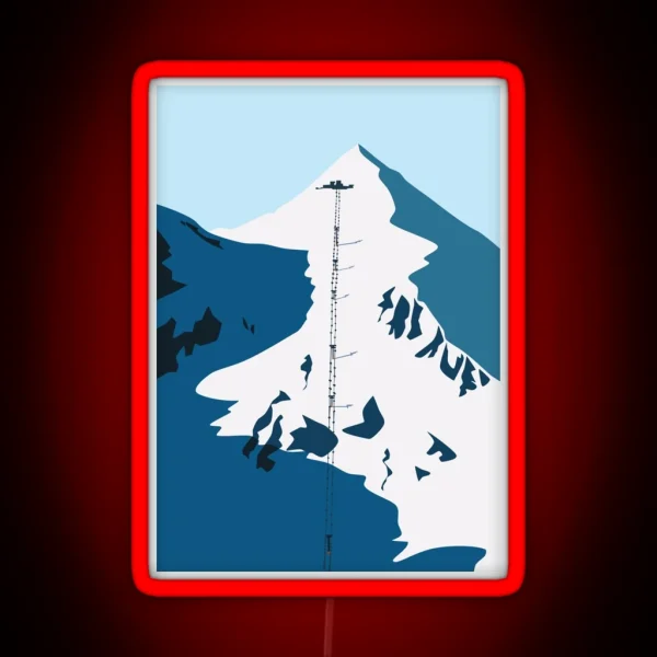 Obertauern Ski Lift RGB Neon Sign