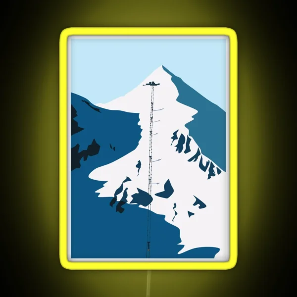 Obertauern Ski Lift RGB Neon Sign