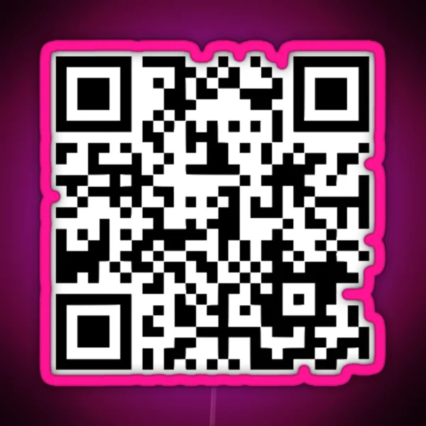 Obi Wan Hello There Qr Code Fashion Memes RGB Neon Sign