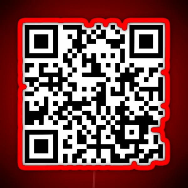 Obi Wan Hello There Qr Code Fashion Memes RGB Neon Sign