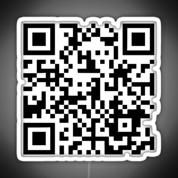 Obi Wan Hello There Qr Code Fashion Memes RGB Neon Sign