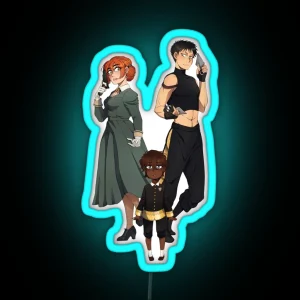 Obiyuki Spy Family RGB Neon Sign
