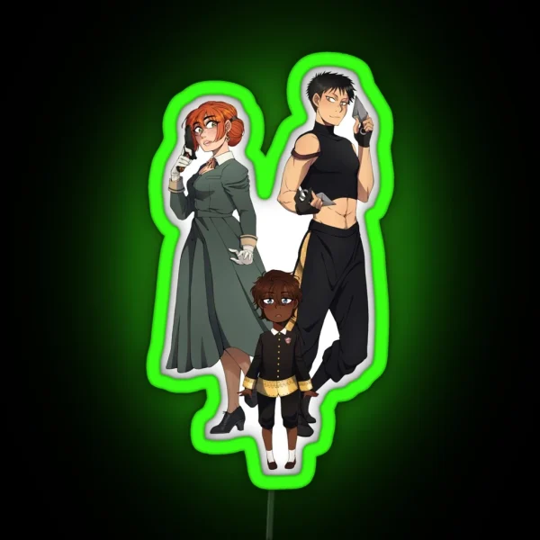 Obiyuki Spy Family RGB Neon Sign