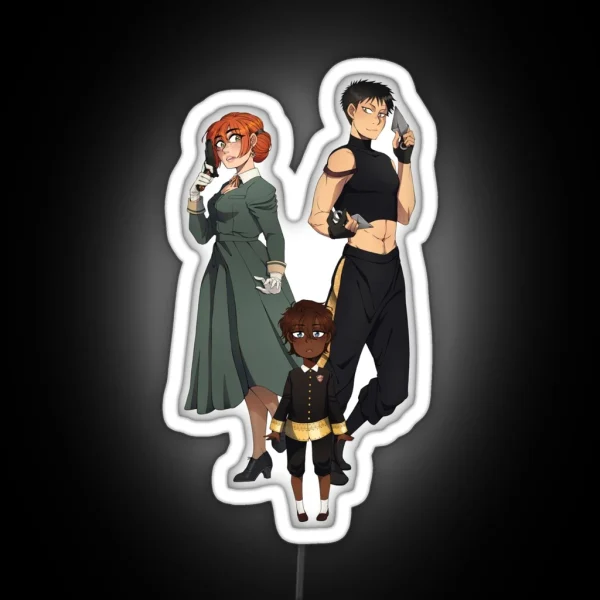 Obiyuki Spy Family RGB Neon Sign