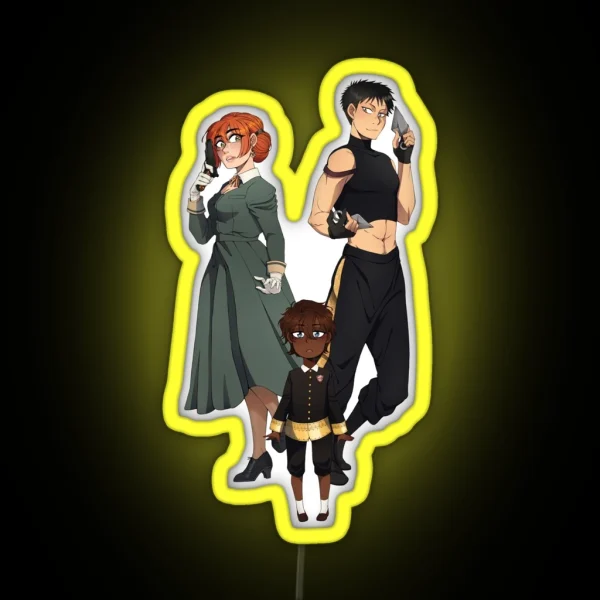 Obiyuki Spy Family RGB Neon Sign
