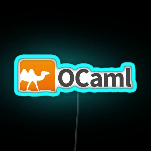 Ocaml Logo RGB Neon Sign
