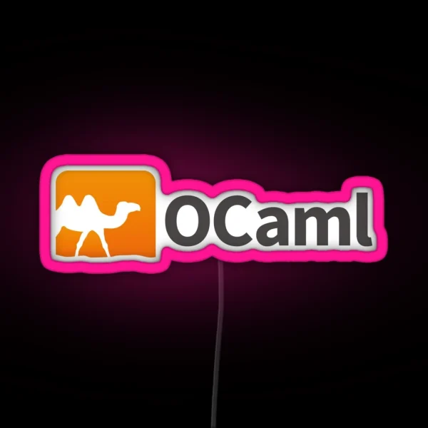 Ocaml Logo RGB Neon Sign