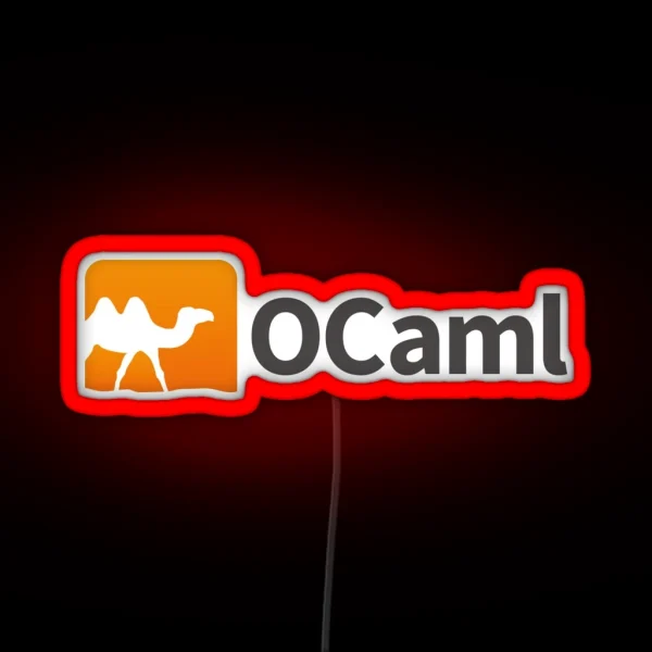 Ocaml Logo RGB Neon Sign