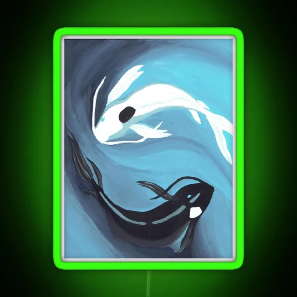 Ocean And Moon Spirit RGB Neon Sign