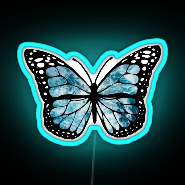 Ocean Butterfly RGB Neon Sign