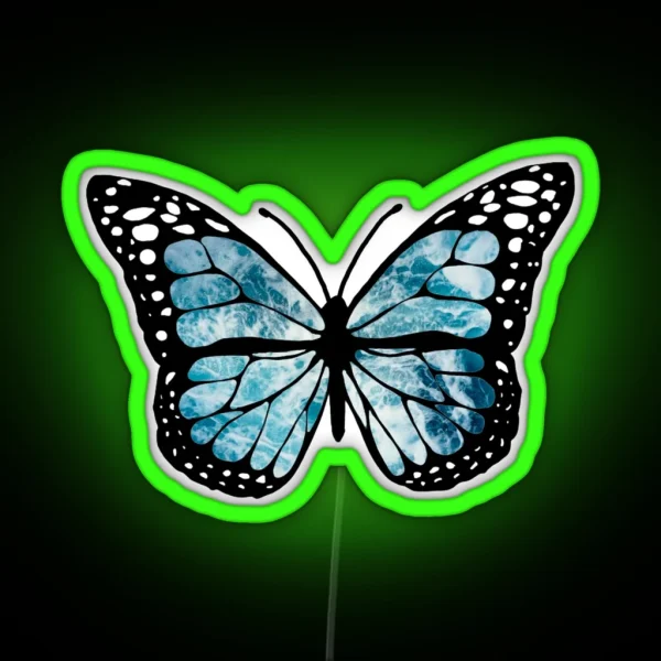 Ocean Butterfly RGB Neon Sign