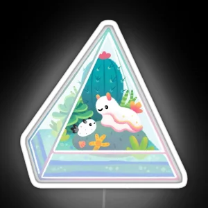 Ocean Terrarium Sea Slug RGB Neon Sign