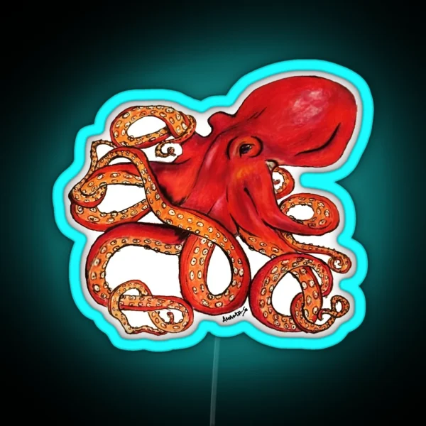 Octopus RGB Neon Sign