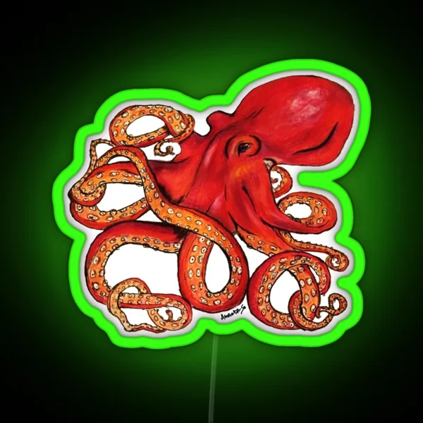 Octopus RGB Neon Sign