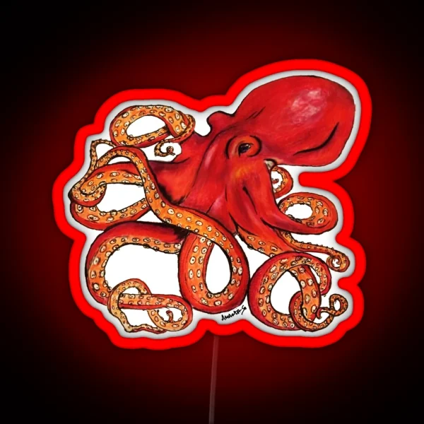 Octopus RGB Neon Sign