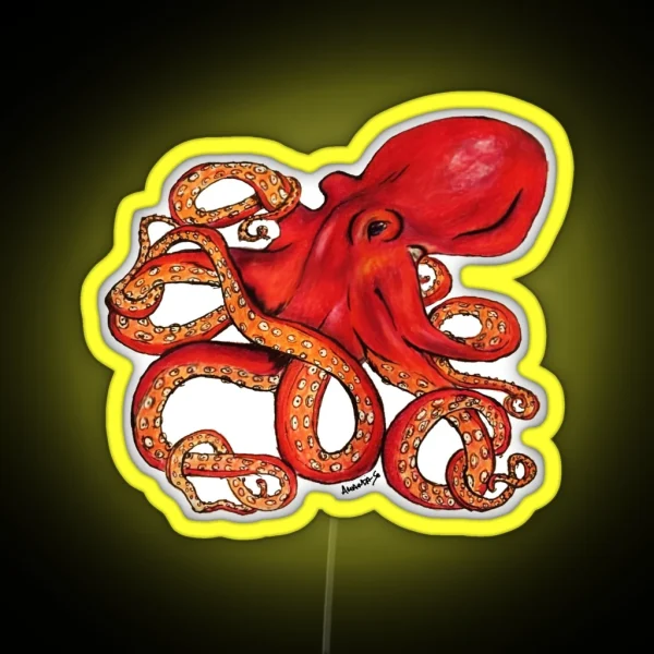 Octopus RGB Neon Sign